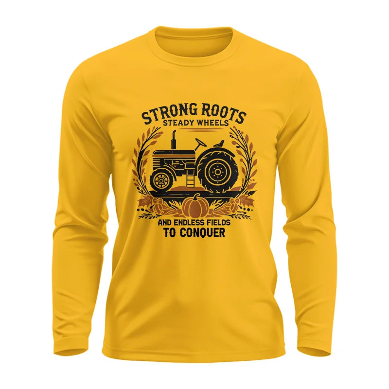 Thanksgiving Farmer Endless Fields To Conquer 3 - Unisex Ultra Cotton Long Sleeve Tee