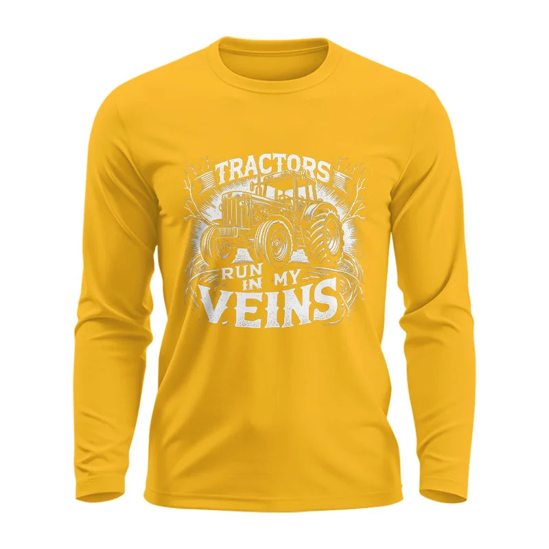 Image of Tractors Run In My Veins - Unisex Ultra Cotton Long Sleeve Tee