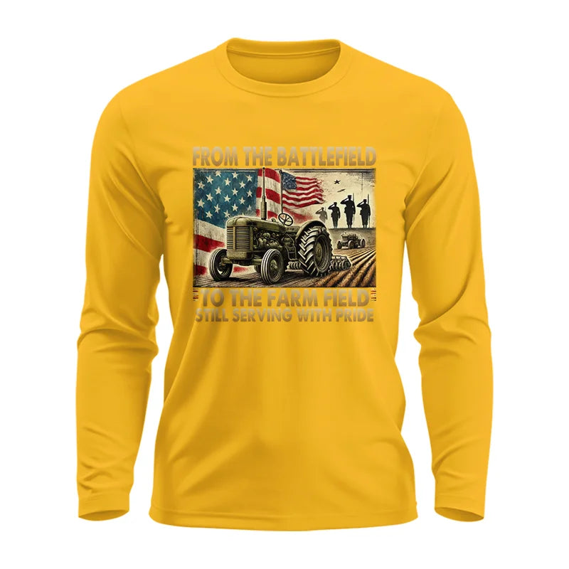 Veteran Farmer From The Battlefield To The Farm Field 1 - Unisex Ultra Cotton Long Sleeve Tee