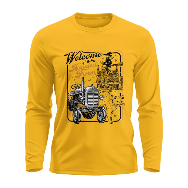 Image of Welcome To The Haunted Farm 1 - Unisex Ultra Cotton Long Sleeve Tee