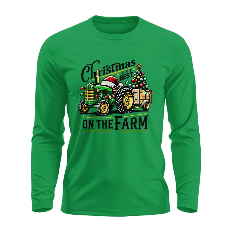 Image of Christmas Is The Best On The Farm 3 - Unisex Ultra Cotton Long Sleeve Tee