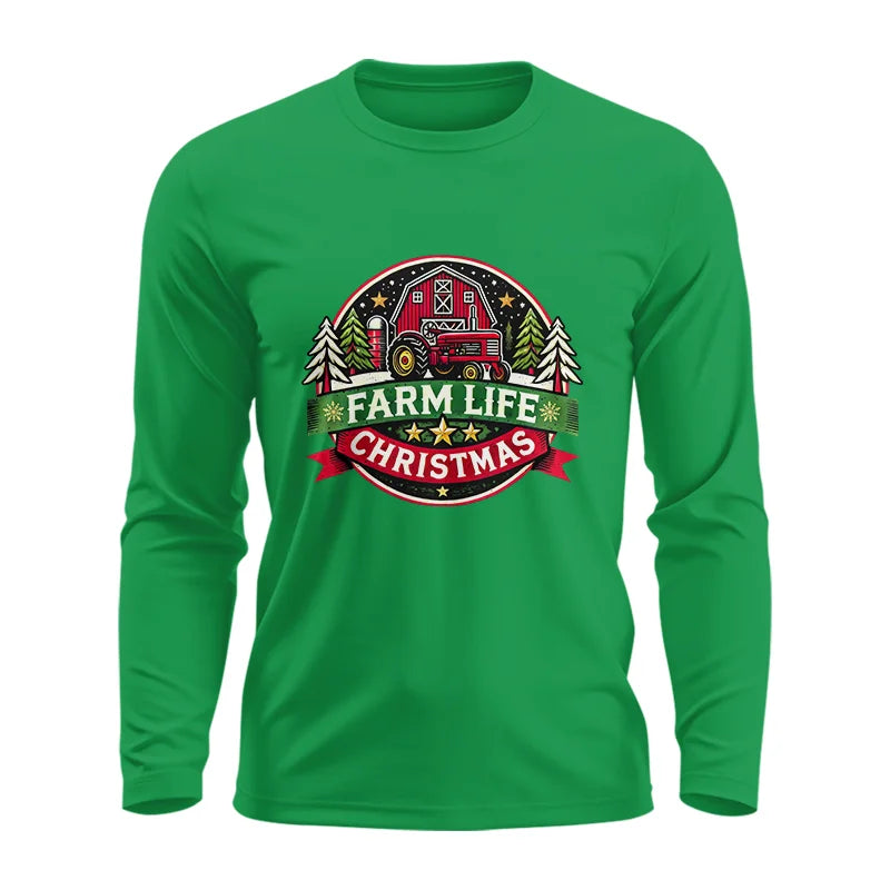 Image of Farm Life Christmas 3 - Unisex Ultra Cotton Long Sleeve Tee