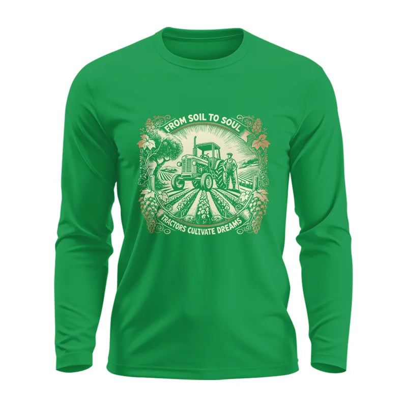 Image of From Soil To Soul_Tractors Cultivate Dreams 2 - Unisex Ultra Cotton Long Sleeve Tee