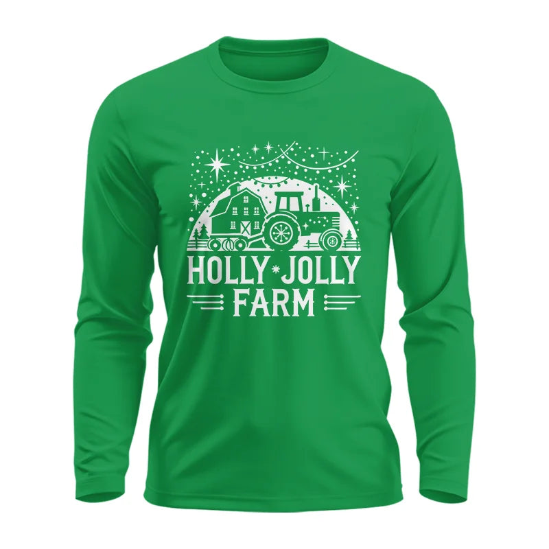 Holly Jolly Farm 2 - Unisex Ultra Cotton Long Sleeve Tee