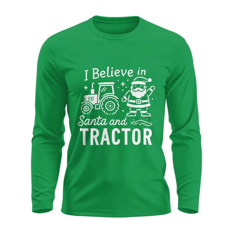 I Believe In Santa And Tractor - Unisex Ultra Cotton Long Sleeve Tee