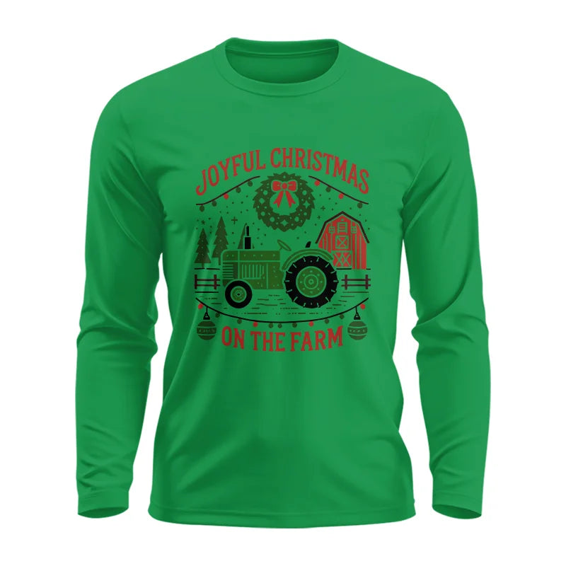 Joyful Christmas On The Farm 3 - Unisex Ultra Cotton Long Sleeve Tee