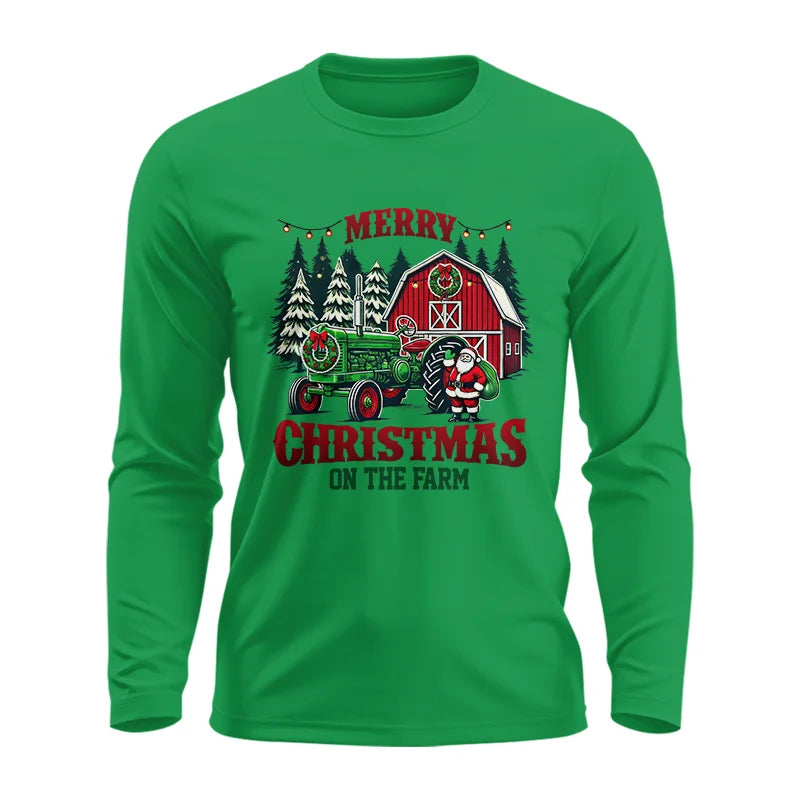 Merry Christmas On The Farm 3 - Unisex Ultra Cotton Long Sleeve Tee