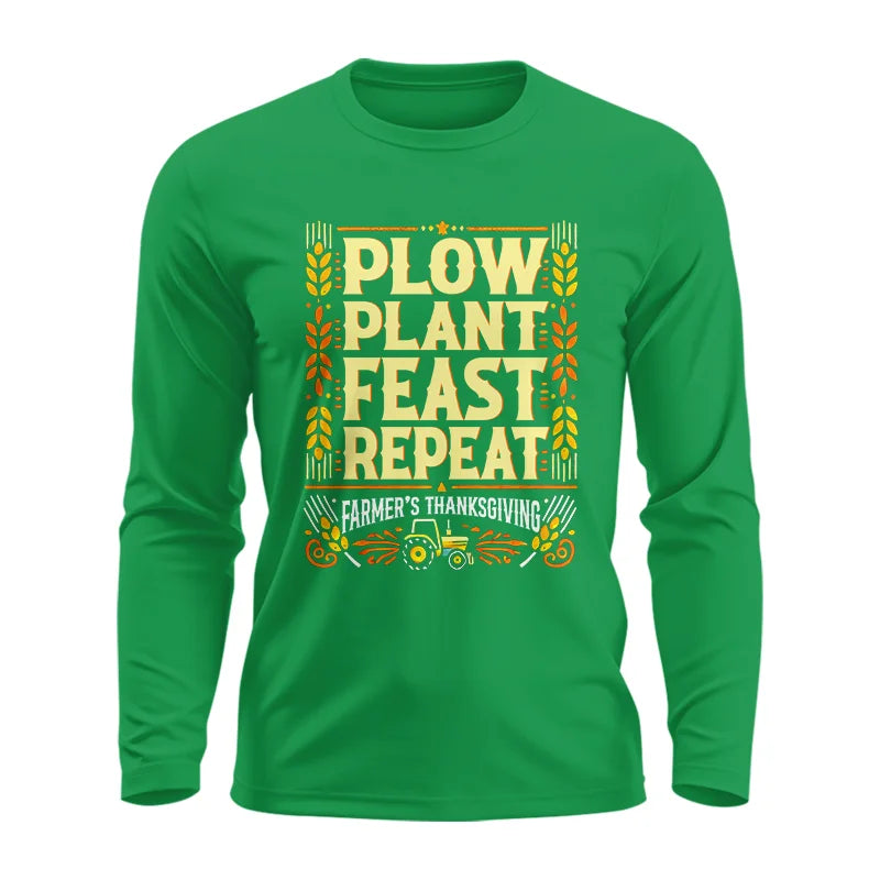 Image of Plow Plant Feast Repeat - Unisex Ultra Cotton Long Sleeve Tee