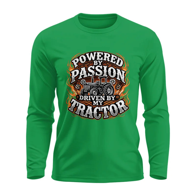 Image of Powered By Passion Driven By My Tractor 5 - Unisex Ultra Cotton Long Sleeve Tee