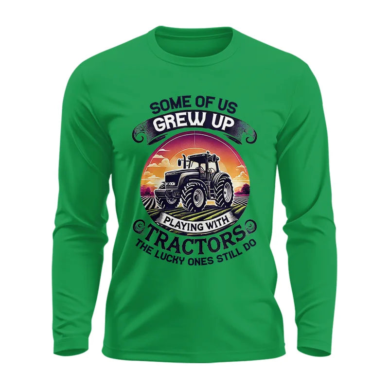 Image of Some Of Us Grew Up Playing With Tractors 4 - Unisex Ultra Cotton Long Sleeve Tee