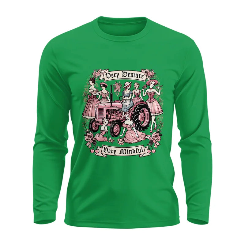 Very Demure Very Mindful Tractor - Unisex Ultra Cotton Long Sleeve Tee