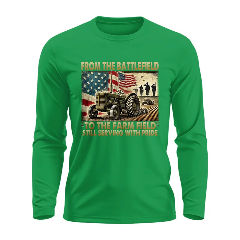 Veteran Farmer From The Battlefield To The Farm Field 1 - Unisex Ultra Cotton Long Sleeve Tee