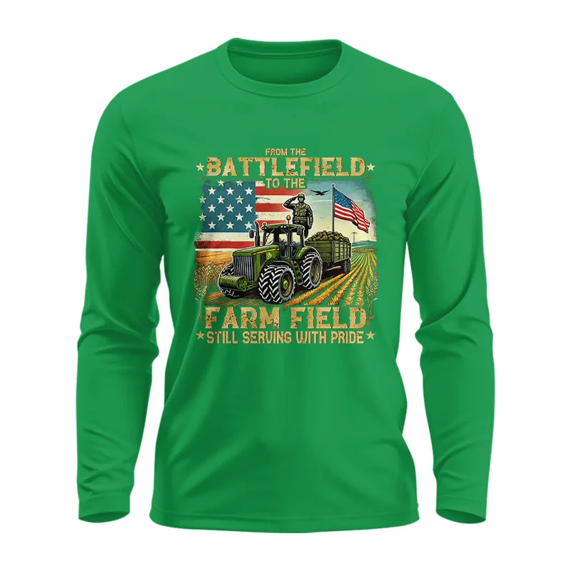 Veteran Farmer From The Battlefield To The Farm Field 2 - Unisex Ultra Cotton Long Sleeve Tee