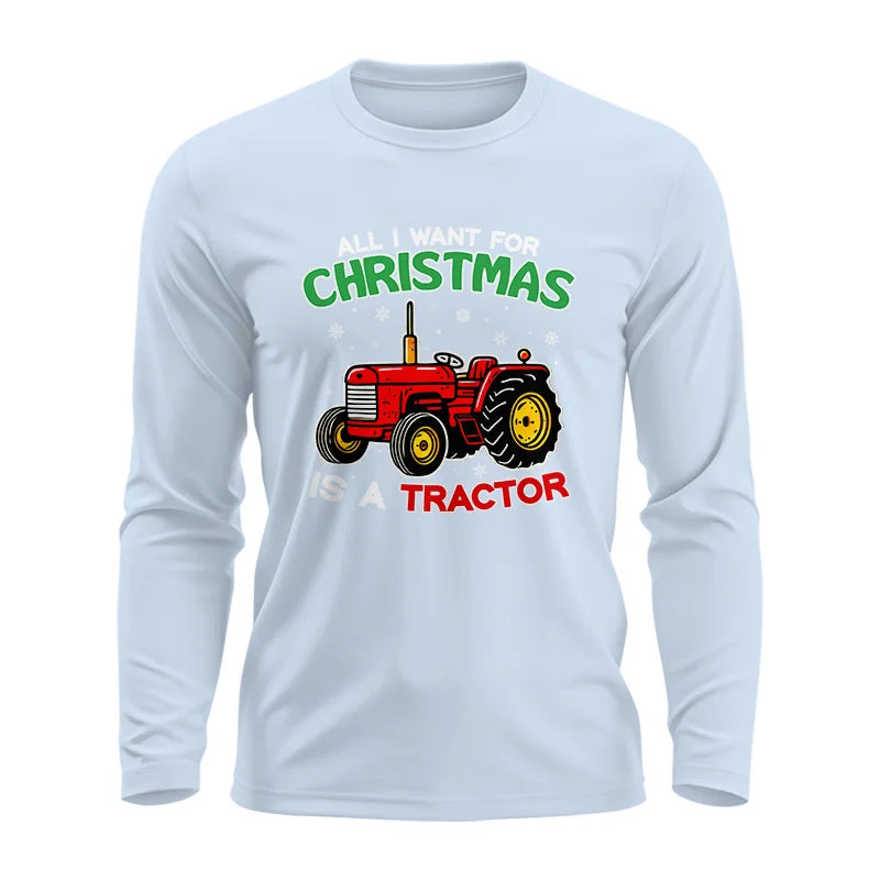 Image of All I Want For Christmas Is A Tractor - Unisex Ultra Cotton Long Sleeve Tee