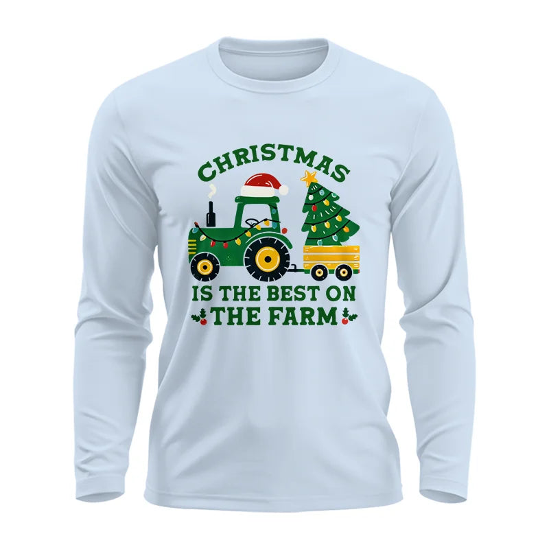 Christmas Is The Best On The Farm - Unisex Ultra Cotton Long Sleeve Tee