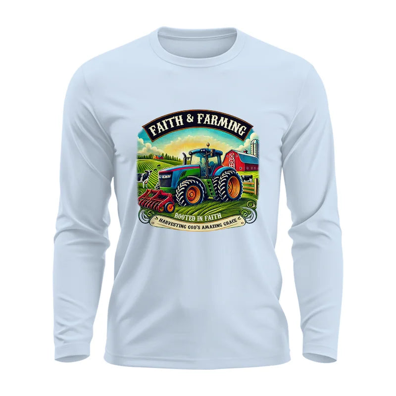 Image of Faith And Farming 2 - Unisex Ultra Cotton Long Sleeve Tee