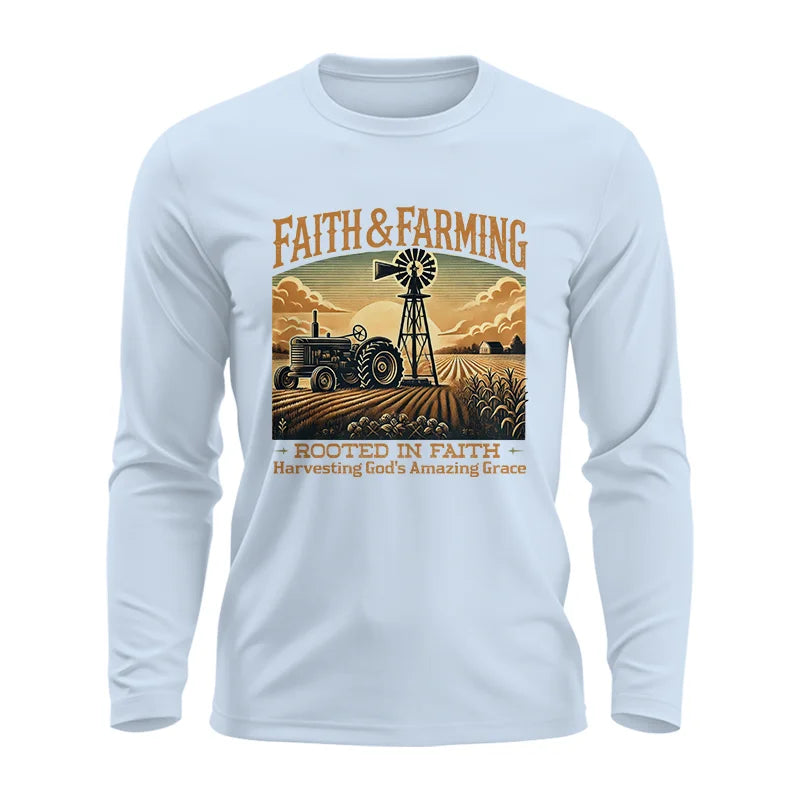 Image of Faith And Farming 3 - Unisex Ultra Cotton Long Sleeve Tee