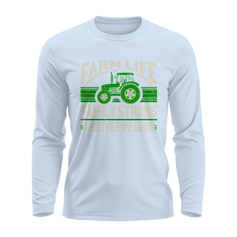 Image of Farm life Family Strong_Together We grow - Unisex Ultra Cotton Long Sleeve Tee