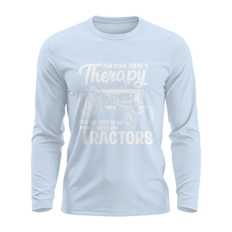 Funny Farmer Therapy Vintage Tractor Lover - Unisex Ultra Cotton Long Sleeve Tee