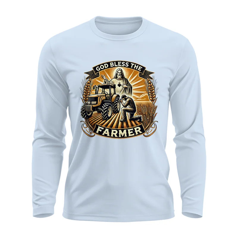 Image of God Bless The Farmer 2 - Unisex Ultra Cotton Long Sleeve Tee