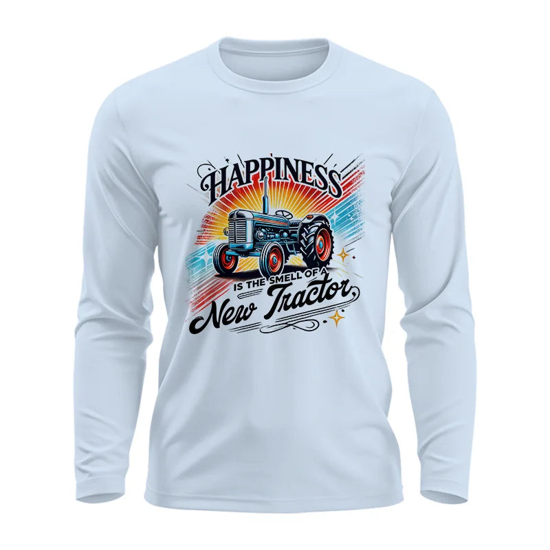 Image of Happiness Is The Smell Of A New Tractor - Unisex Ultra Cotton Long Sleeve Tee