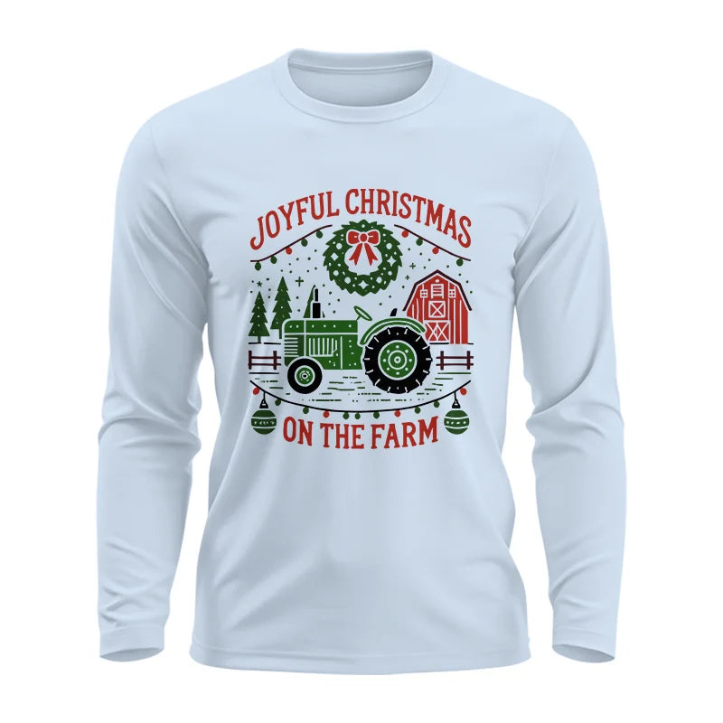 Joyful Christmas On The Farm 3 - Unisex Ultra Cotton Long Sleeve Tee