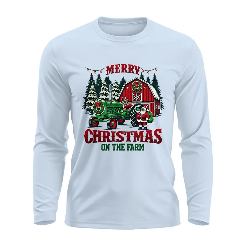 Merry Christmas On The Farm 3 - Unisex Ultra Cotton Long Sleeve Tee