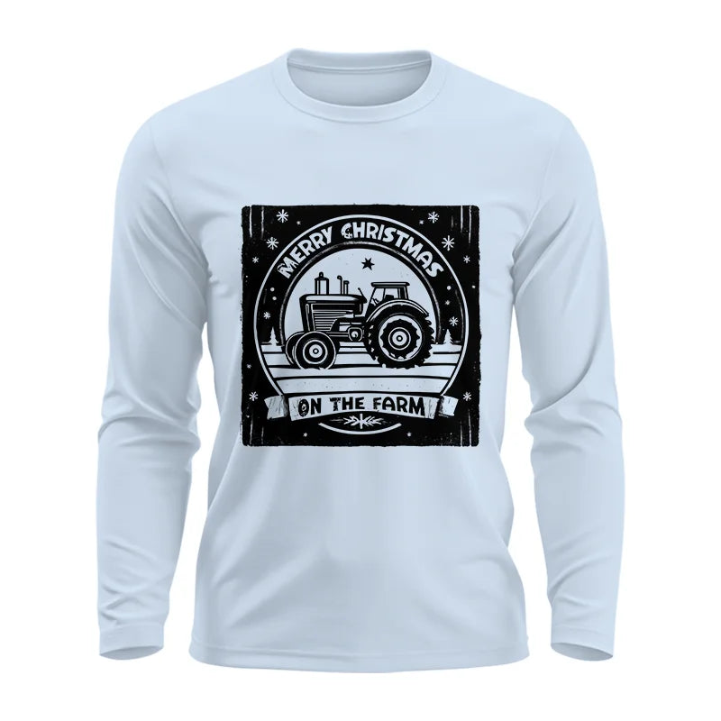 Merry Chritmas On The Farm 5 - Unisex Ultra Cotton Long Sleeve Tee