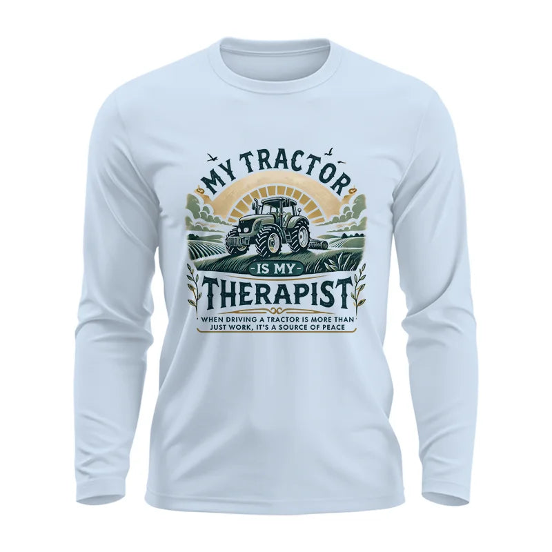 My Tractor Is My Therapist - Unisex Ultra Cotton Long Sleeve Tee