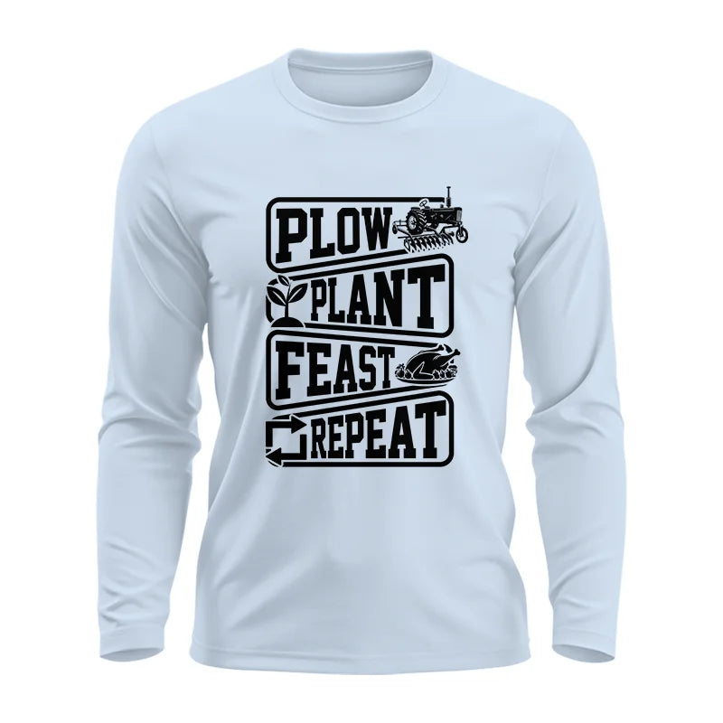 Image of Plow Plant Feast Repeat 1 - Unisex Ultra Cotton Long Sleeve Tee