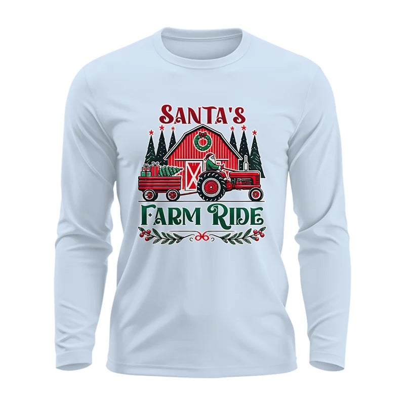 Image of Santa's Farm Ride 1 - Unisex Ultra Cotton Long Sleeve Tee