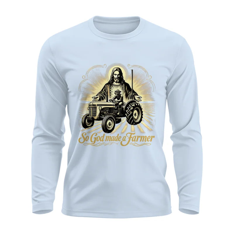 Image of So God Made A Farmer 2 - Unisex Ultra Cotton Long Sleeve Tee