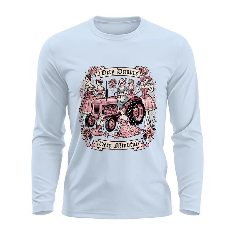 Very Demure Very Mindful Tractor - Unisex Ultra Cotton Long Sleeve Tee