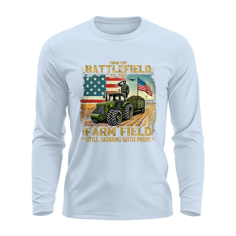 Veteran Farmer From The Battlefield To The Farm Field 2 - Unisex Ultra Cotton Long Sleeve Tee