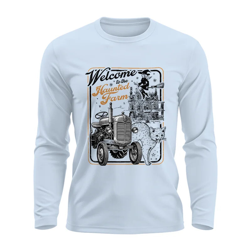 Image of Welcome To The Haunted Farm 1 - Unisex Ultra Cotton Long Sleeve Tee