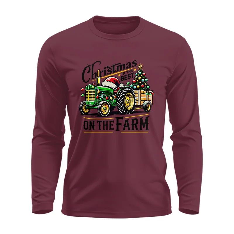 Christmas Is The Best On The Farm 3 - Unisex Ultra Cotton Long Sleeve Tee