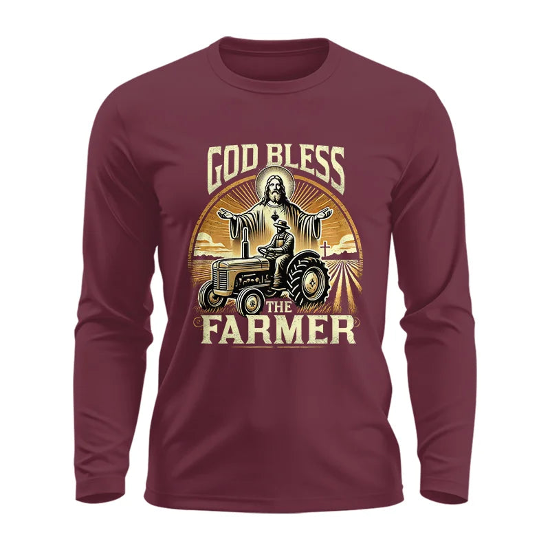 God Bless The Farmer 1 - Unisex Ultra Cotton Long Sleeve Tee