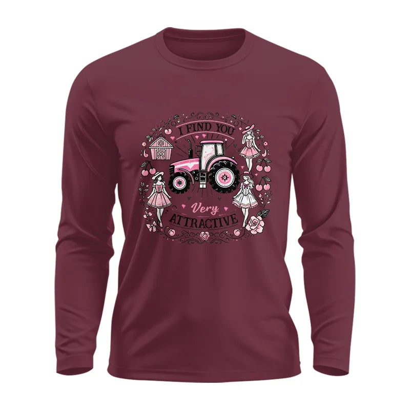 Image of I Find You Very Attractive Pink Cherry - Unisex Ultra Cotton Long Sleeve Tee