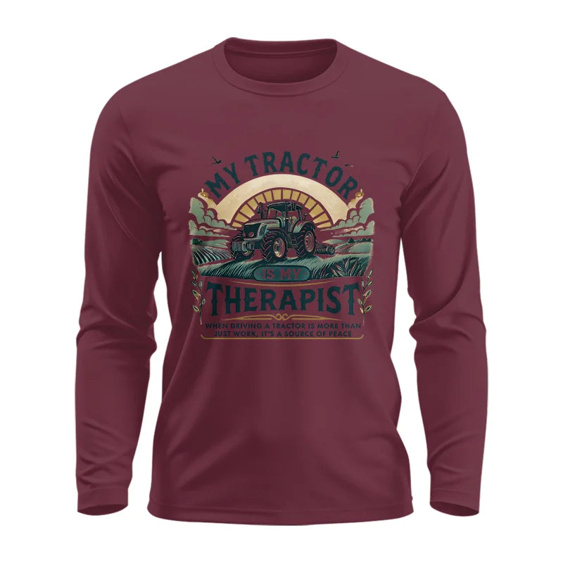 My Tractor Is My Therapist - Unisex Ultra Cotton Long Sleeve Tee