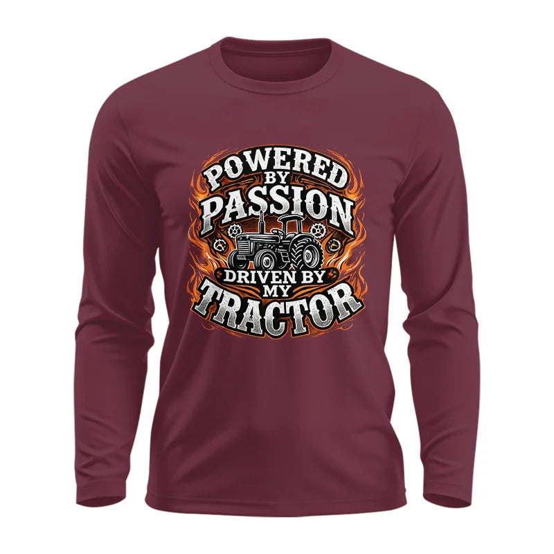 Image of Powered By Passion Driven By My Tractor 5 - Unisex Ultra Cotton Long Sleeve Tee