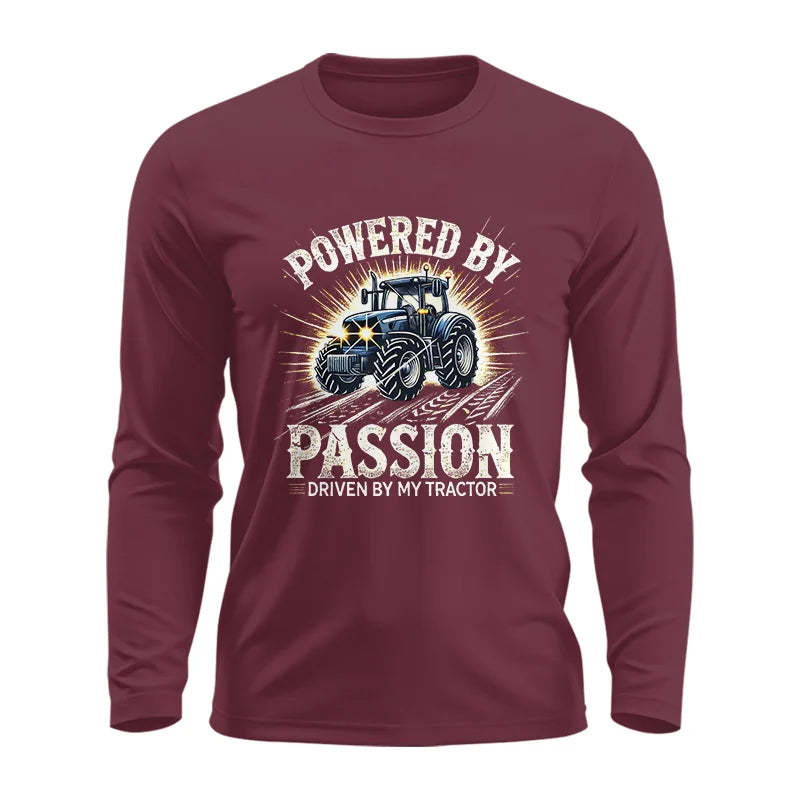 Powered By Passion Driven By My Tractor - Unisex Ultra Cotton Long Sleeve Tee