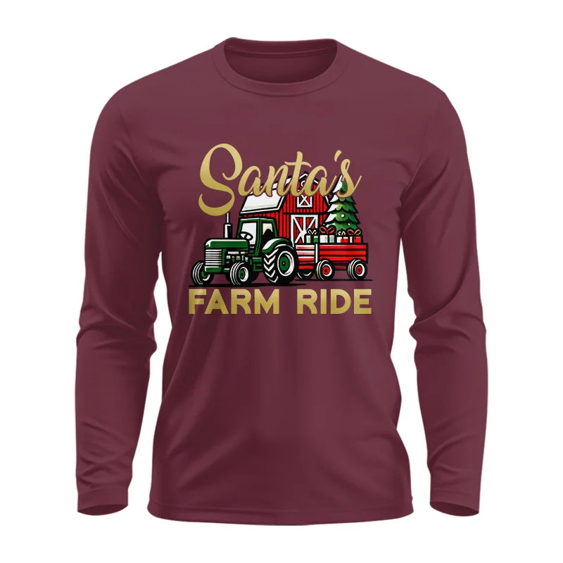 Image of Santa's Farm Ride 2 - Unisex Ultra Cotton Long Sleeve Tee