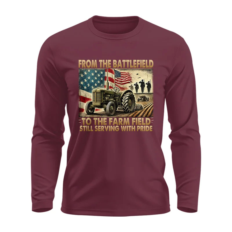 Veteran Farmer From The Battlefield To The Farm Field 1 - Unisex Ultra Cotton Long Sleeve Tee