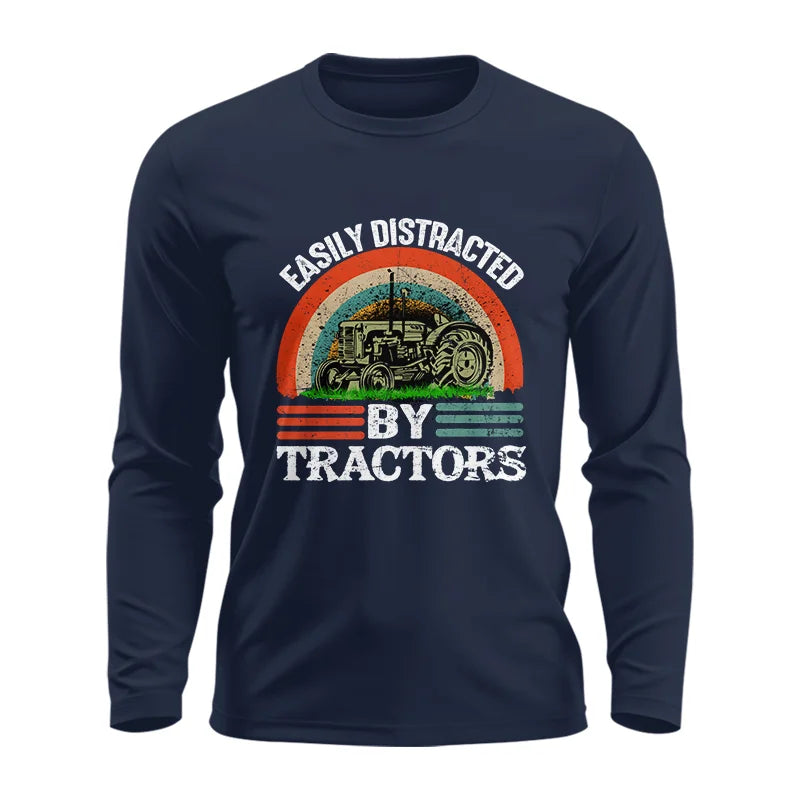 Image of Easily Distracted By Tractors - Unisex Ultra Cotton Long Sleeve Tee