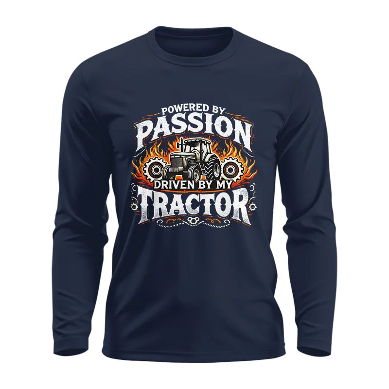 Image of Powered By Passion Driven By My Tractor 1 - Unisex Ultra Cotton Long Sleeve Tee