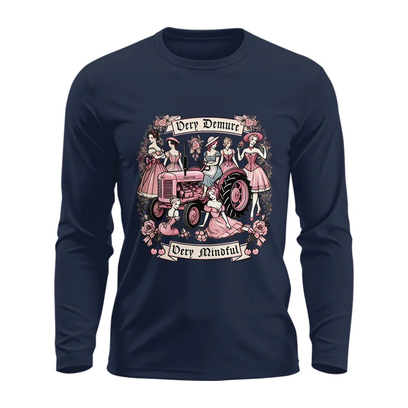 Very Demure Very Mindful Tractor - Unisex Ultra Cotton Long Sleeve Tee