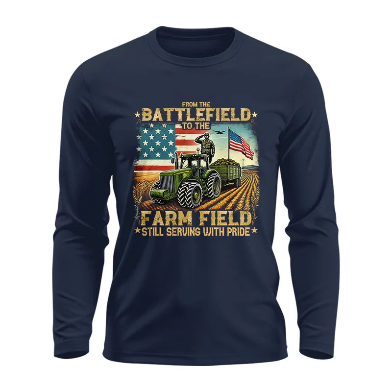 Veteran Farmer From The Battlefield To The Farm Field 2 - Unisex Ultra Cotton Long Sleeve Tee