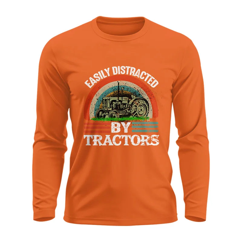 Easily Distracted By Tractors - Unisex Ultra Cotton Long Sleeve Tee