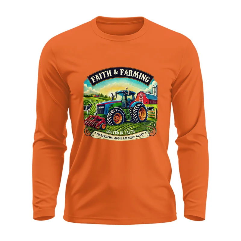 Image of Faith And Farming 2 - Unisex Ultra Cotton Long Sleeve Tee