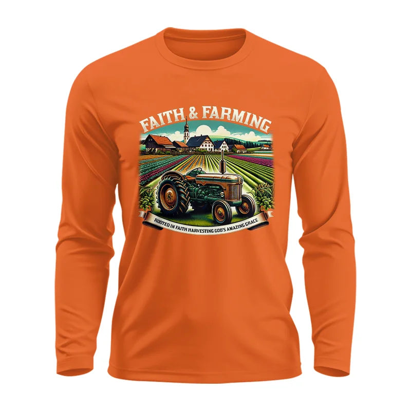 Image of Faith And Farming 4 - Unisex Ultra Cotton Long Sleeve Tee